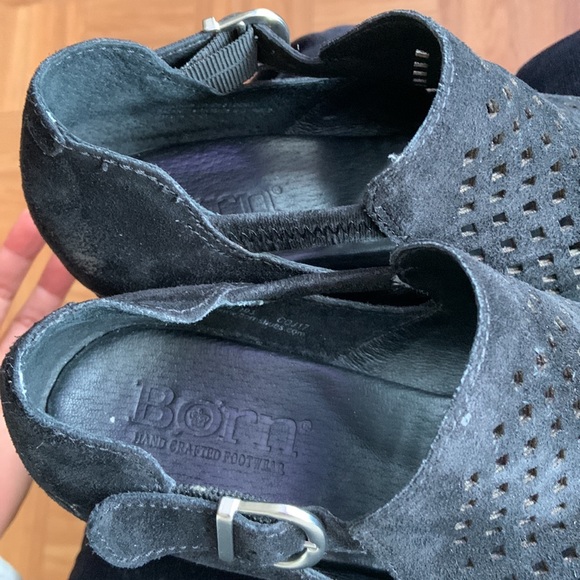 BORN black laser cut bootie Nanna 9 - Picture 8 of 11